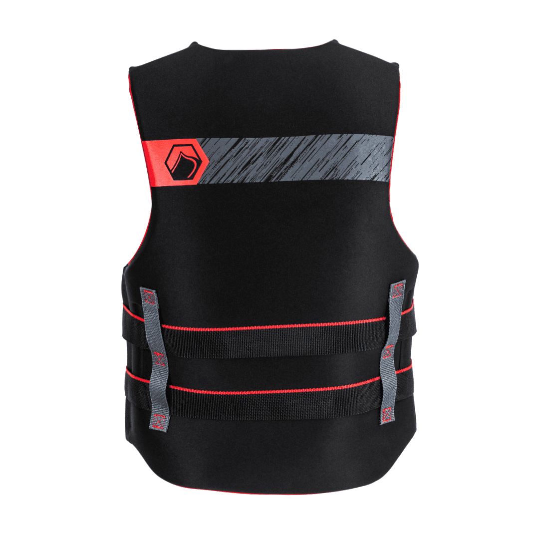 Liquid Force Hinge CGA Life Vest 2025 - Black/Red - Image 3