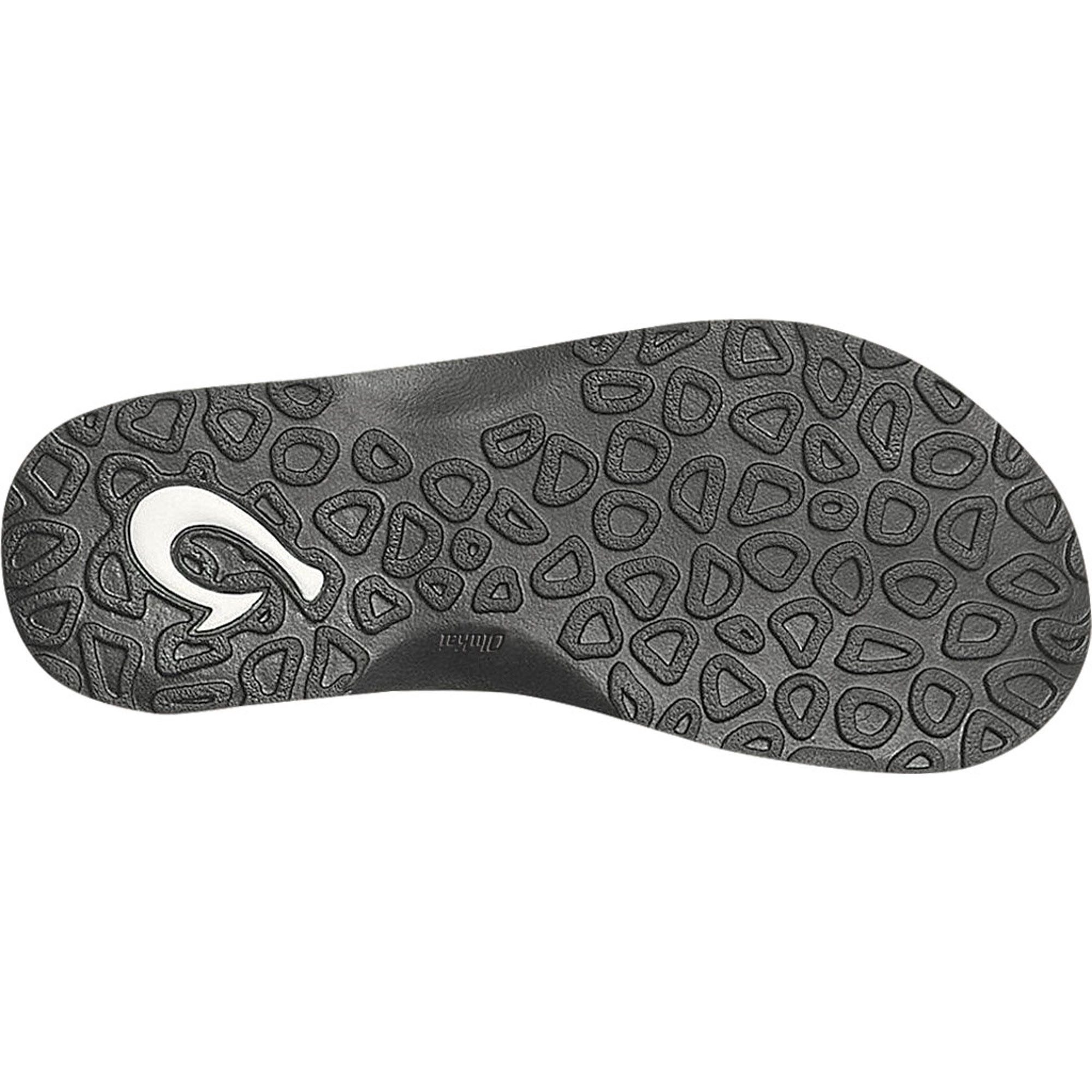 Olukai Kulapa Kai Girls Flip Flops - Silver/Black - Image 3