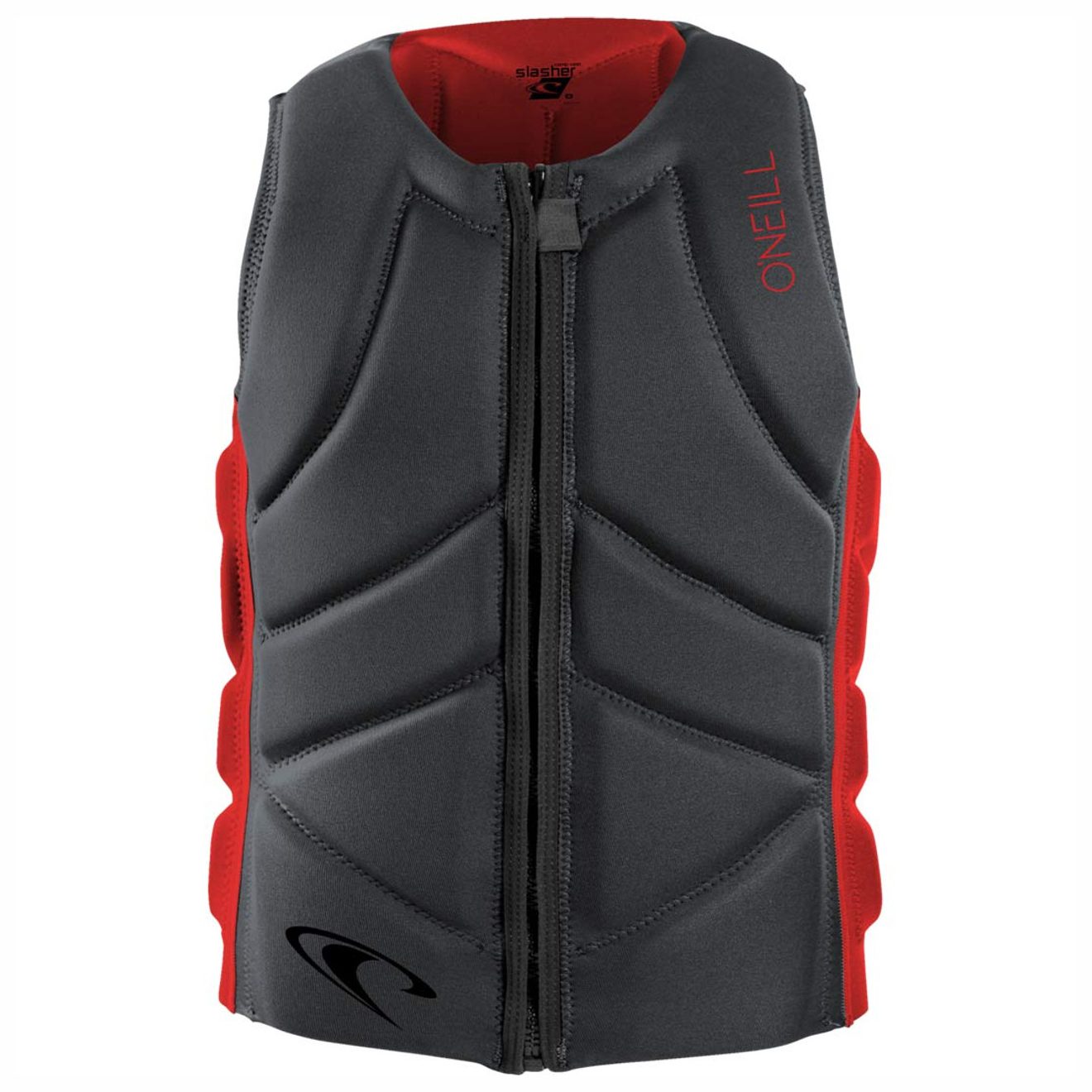 O'Neill Slasher Comp Vest 2023 - Graphite/Red